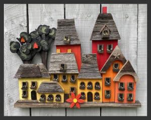 Village ensoleillé 27"x21"