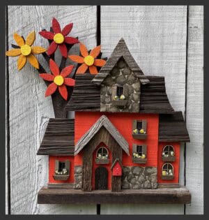 La Belle du Village (orangée) 13"x16"