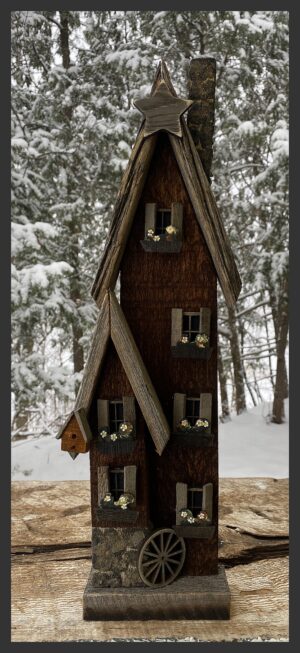 Maison Tourelle (terre) 5"x20"