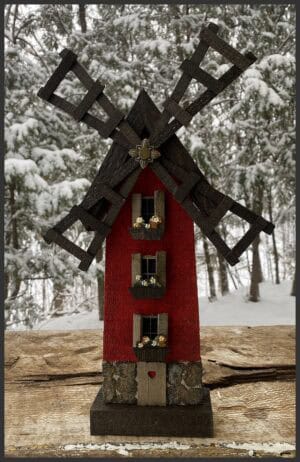 Moulin à vent (cerise) 9"x13"